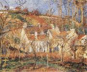 Camille Pissarro Red Roofs oil painting